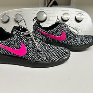 Nike Black and Pink Sneakers
